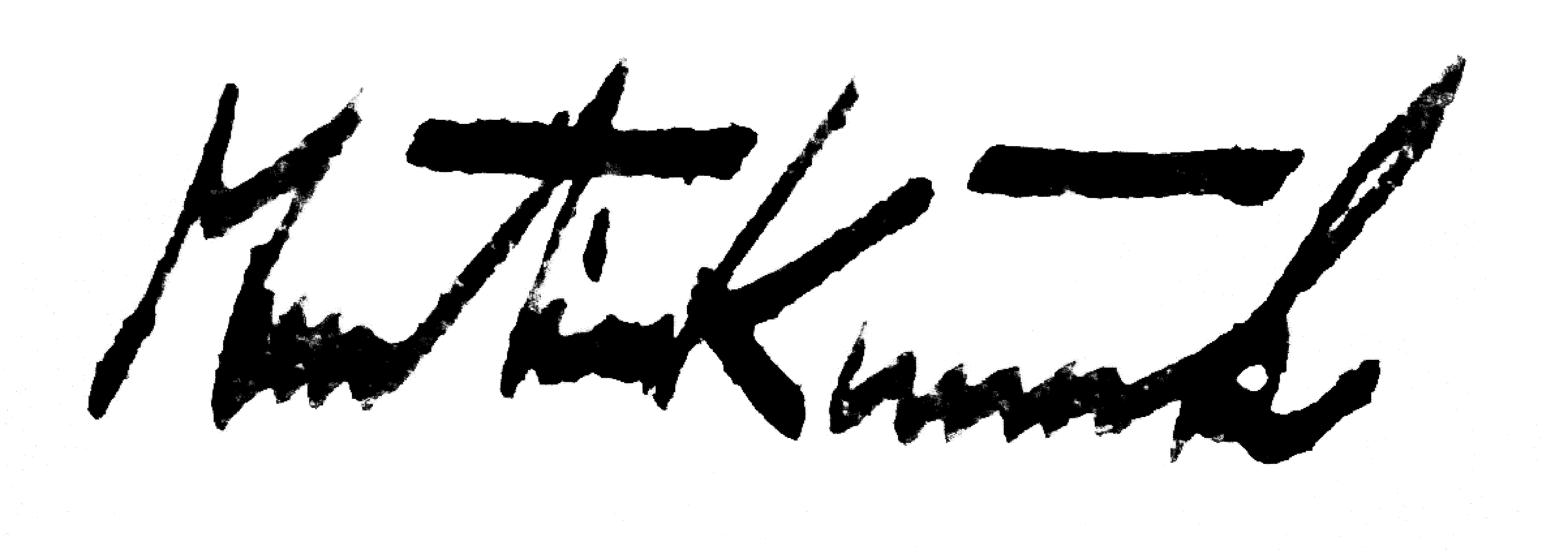 Podpis Martina Kořánka